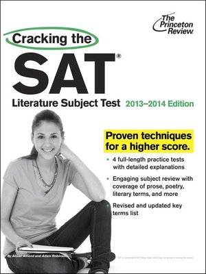 cover image of Cracking the SAT Literature Subject Test, 2013-2014 Edition
